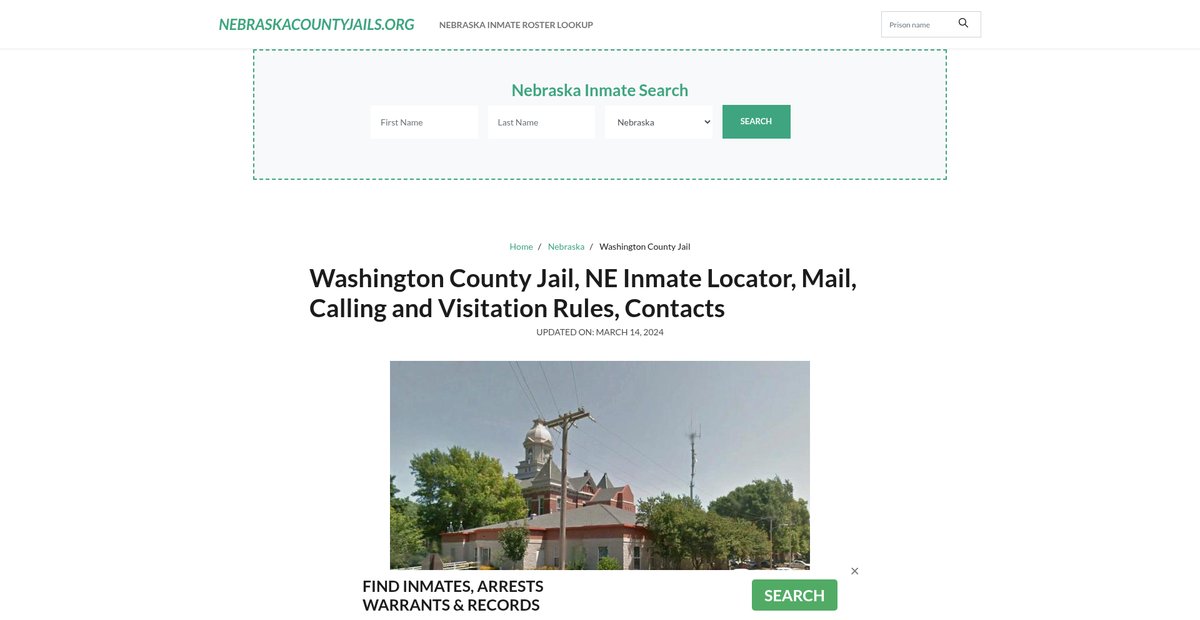 Preview of nebraskacountyjails.org