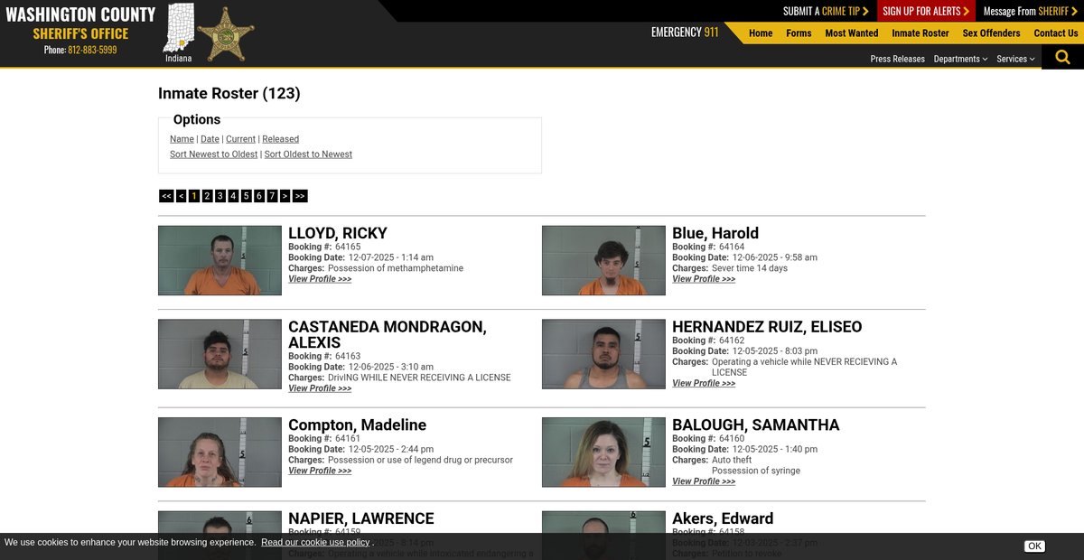 Preview of washingtoncountyinsheriff.org