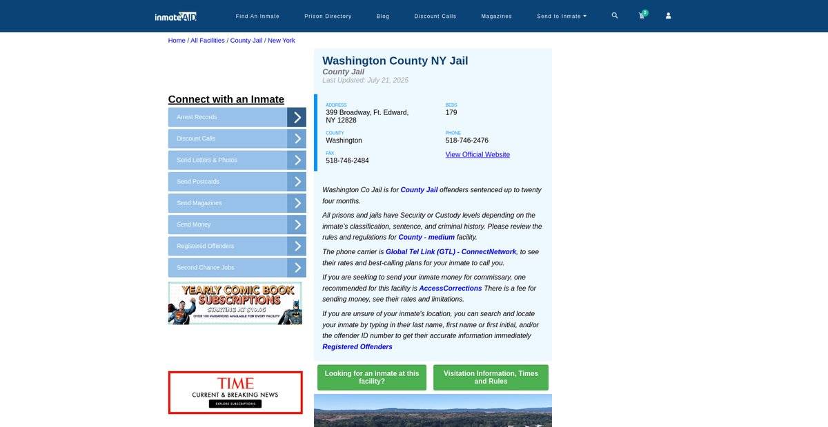 Preview of inmateaid.com