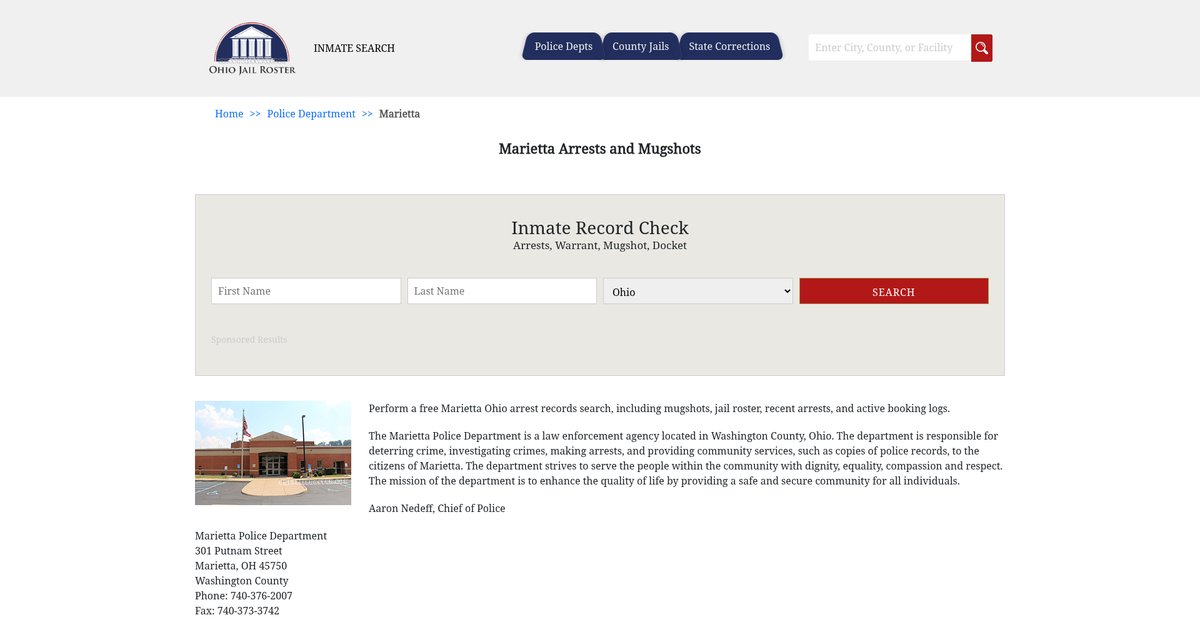 Preview of ohiojailroster.com