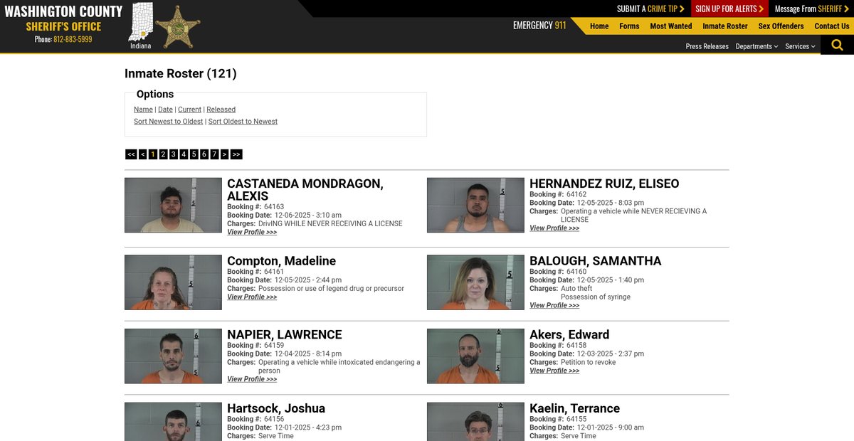 Preview of washingtoncountyinsheriff.org