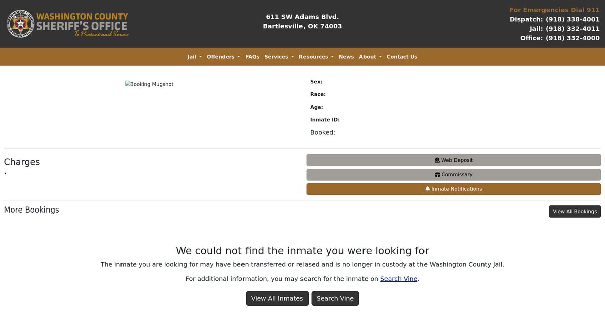 Preview of washingtoncosheriff.com