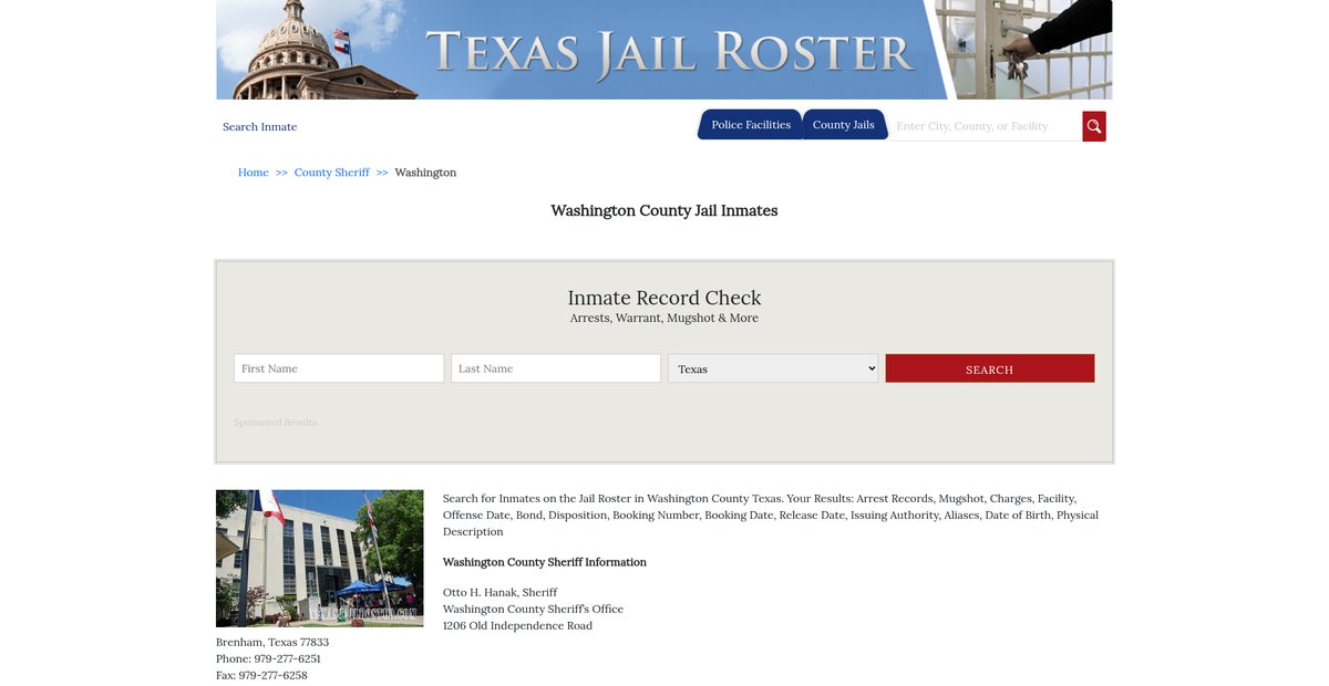 Preview of texasjailroster.com