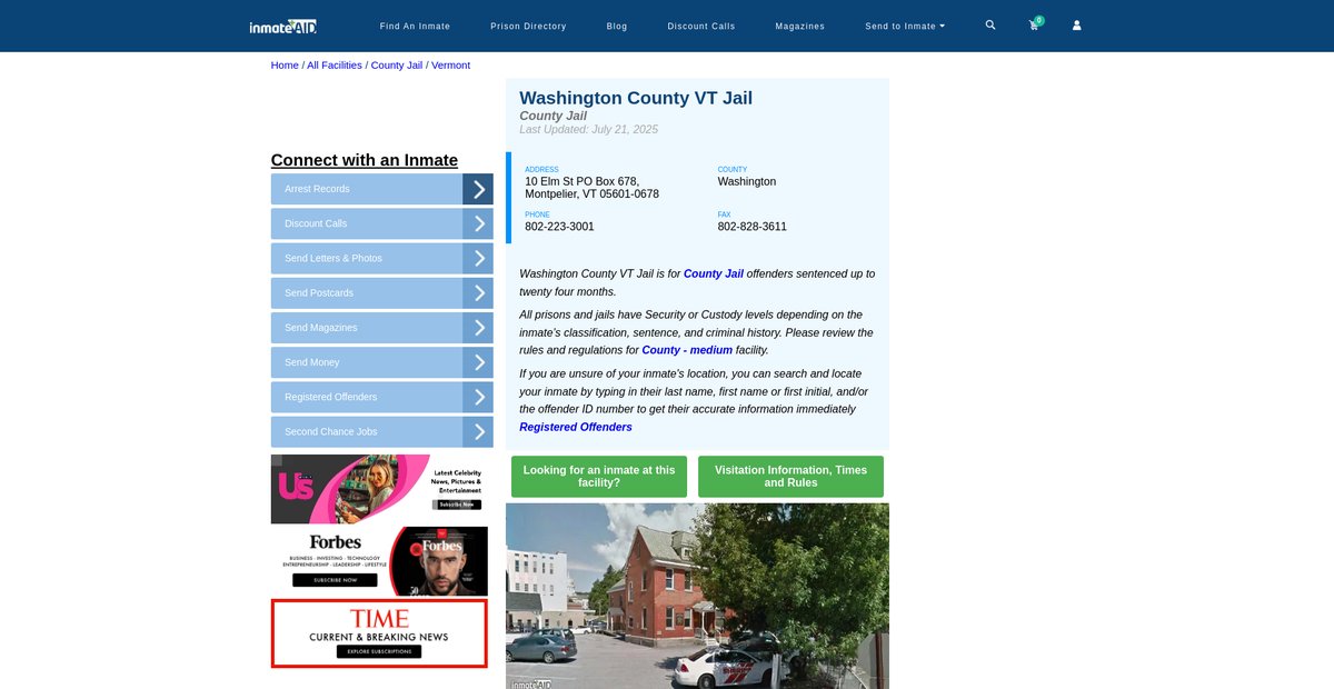 Preview of inmateaid.com