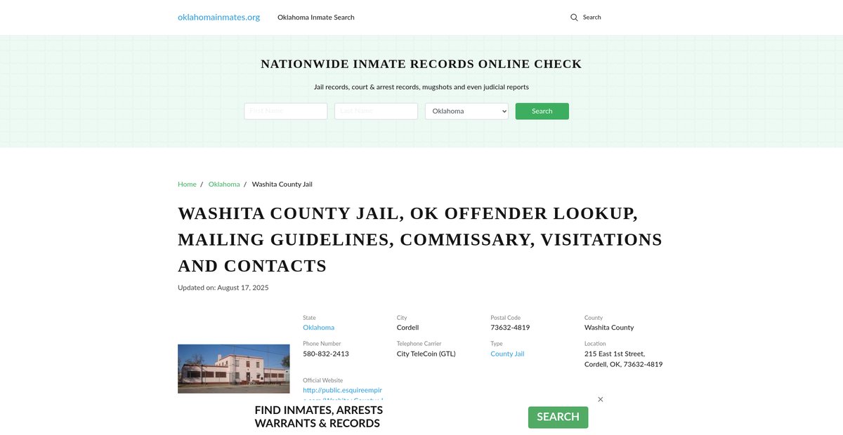 Preview of oklahomainmates.org