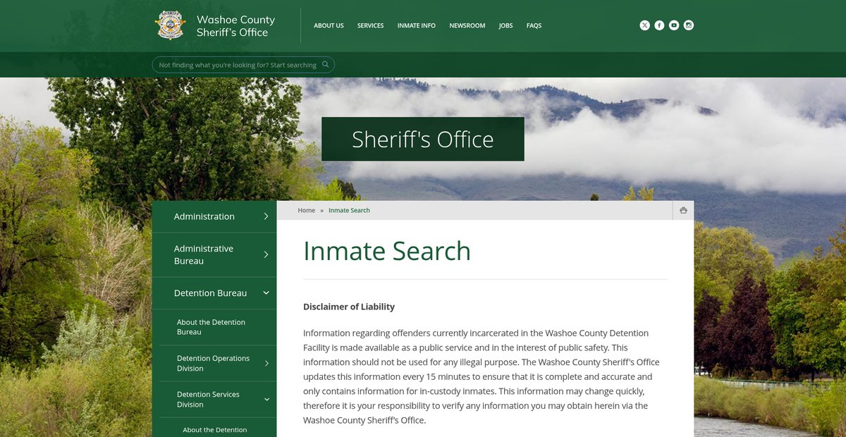 Preview of washoesheriff.com
