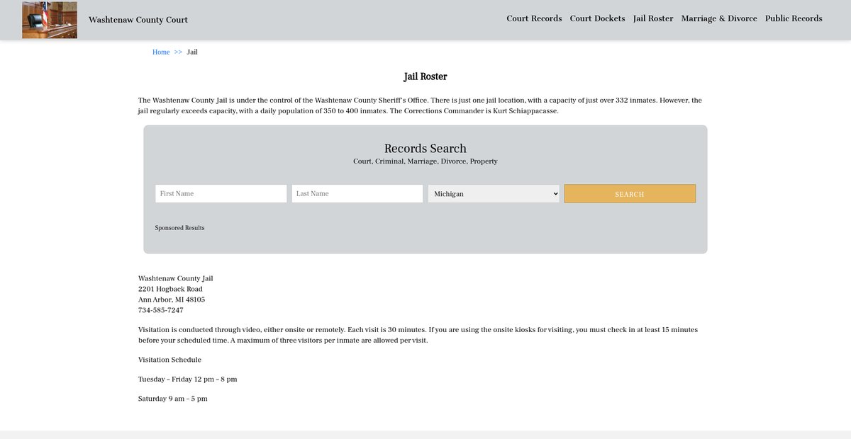 Preview of washtenawcountycourt.org
