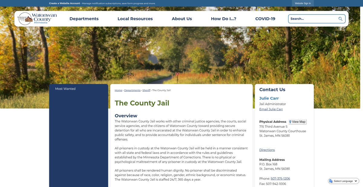 Preview of co.watonwan.mn.us