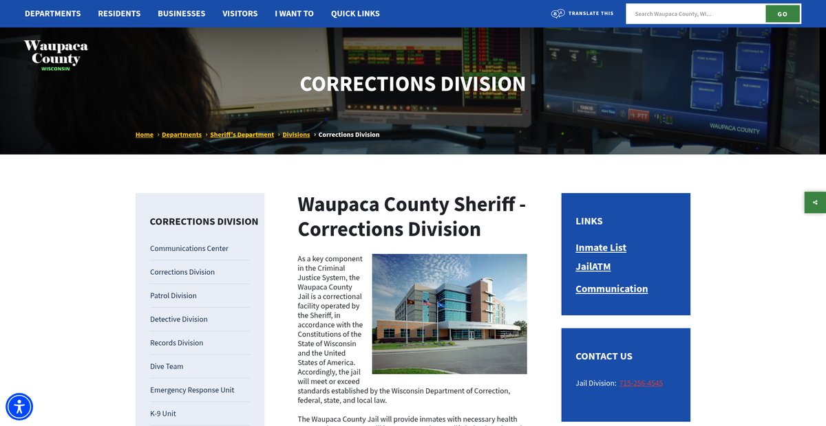 Preview of waupacacounty-wi.gov
