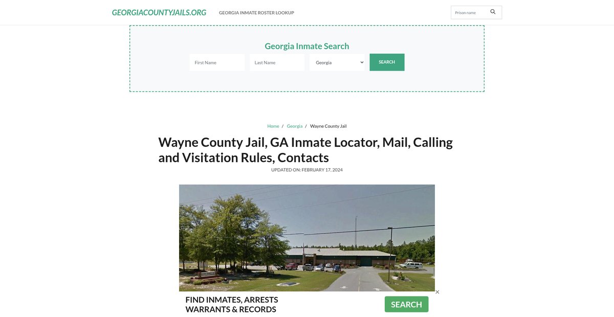 Preview of georgiacountyjails.org