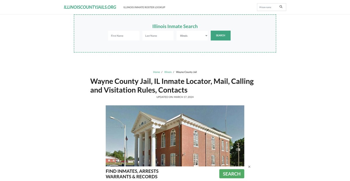 Preview of illinoiscountyjails.org