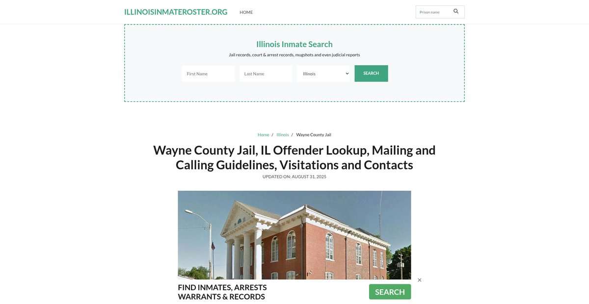 Preview of illinoisinmateroster.org