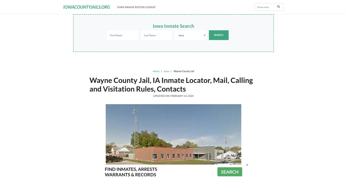 Preview of iowacountyjails.org