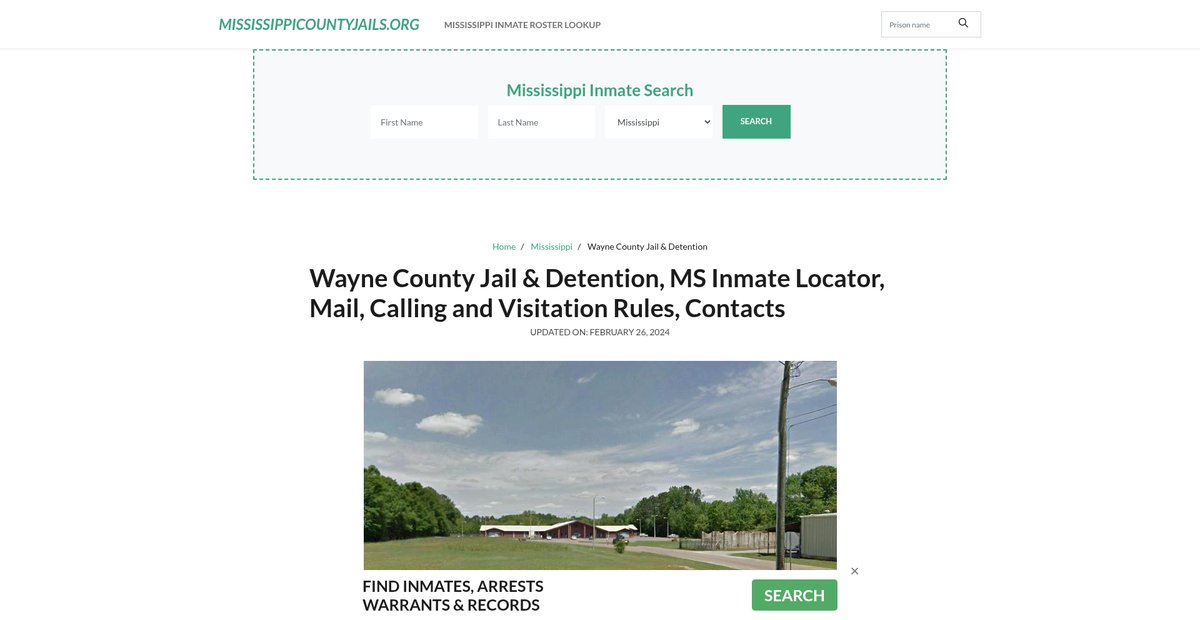 Preview of mississippicountyjails.org