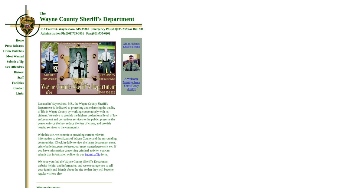 Preview of waynecoso.org