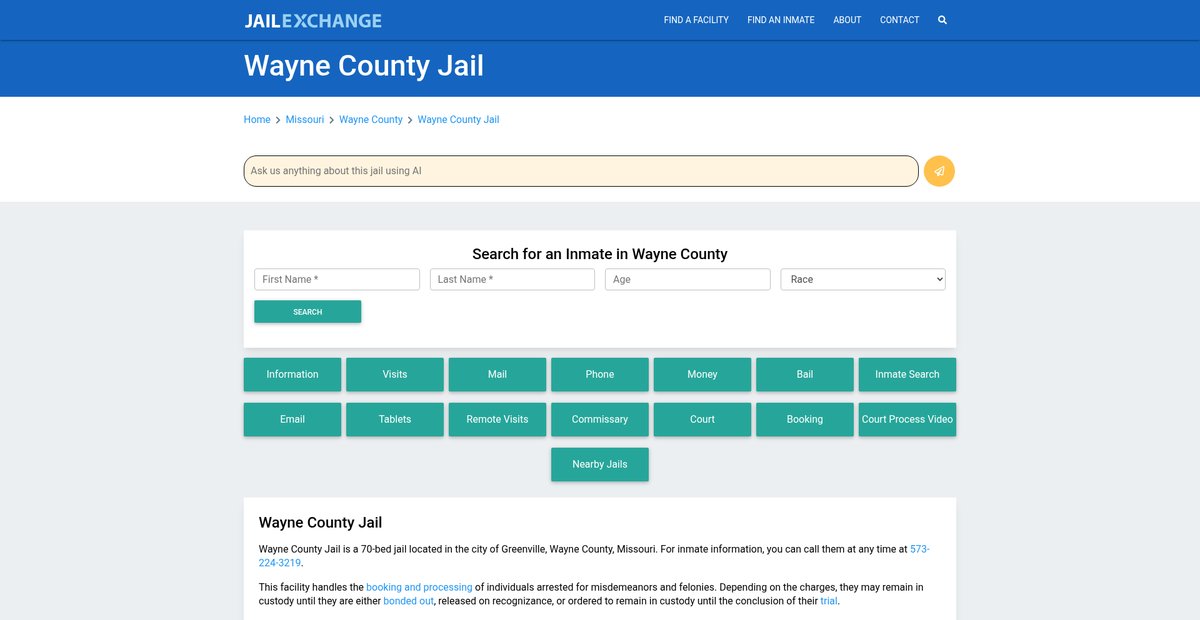 Preview of jailexchange.com