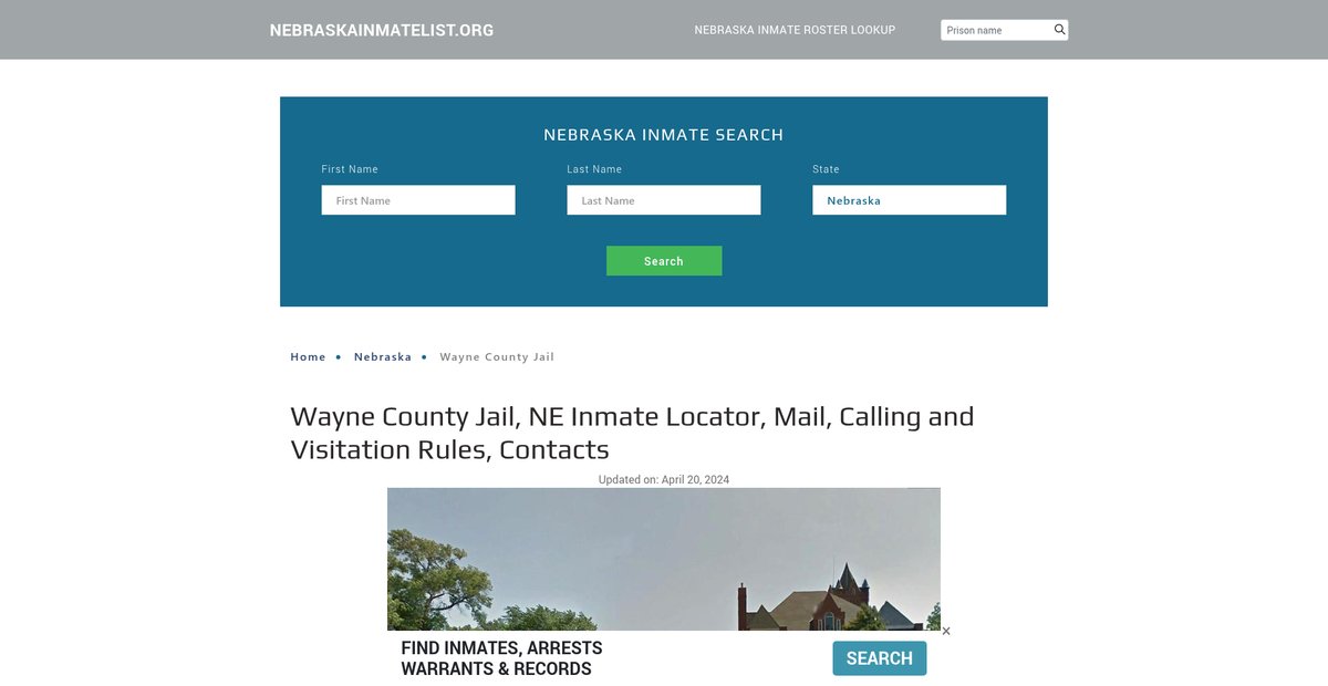 Preview of nebraskainmatelist.org