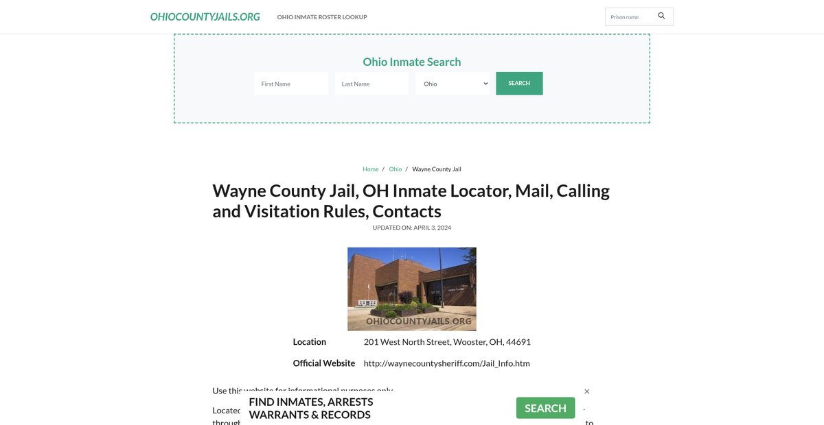 Preview of ohiocountyjails.org