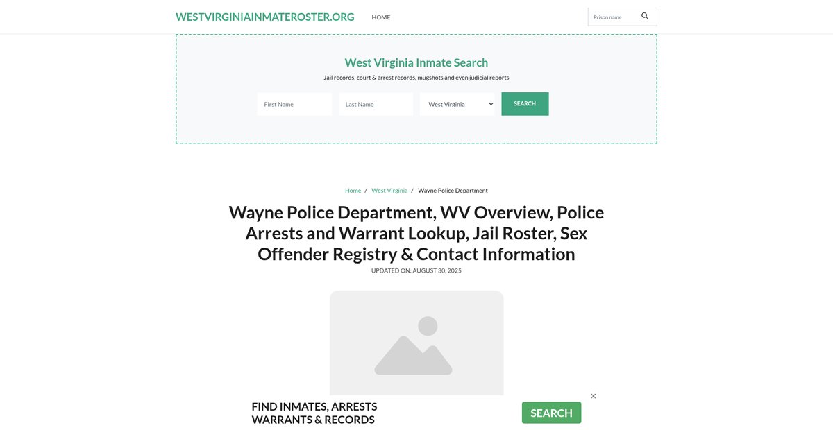 Preview of westvirginiainmateroster.org