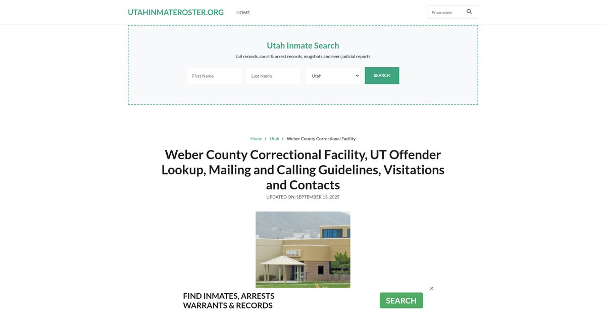 Preview of utahinmateroster.org