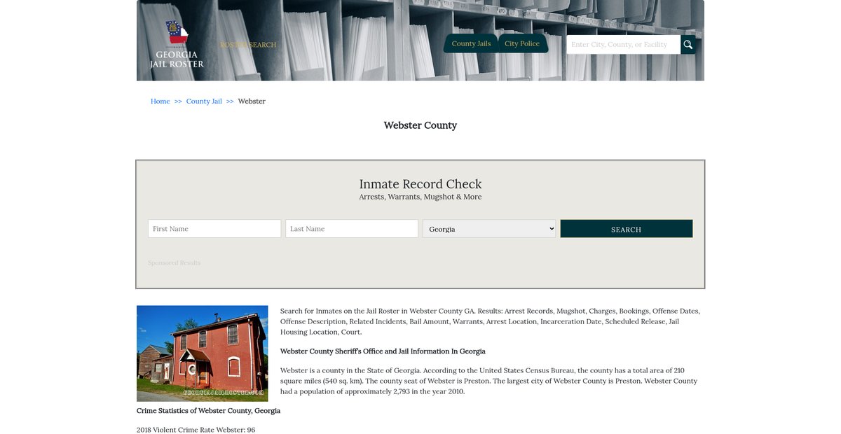 Preview of georgiajailroster.com