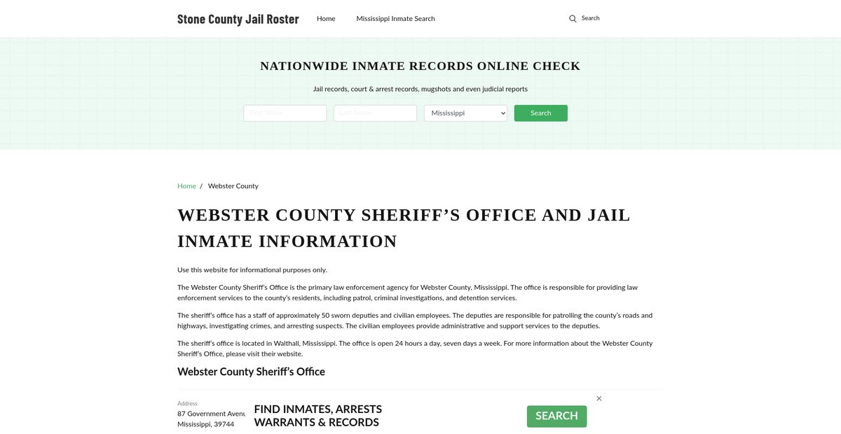 Preview of stonecountygov.com