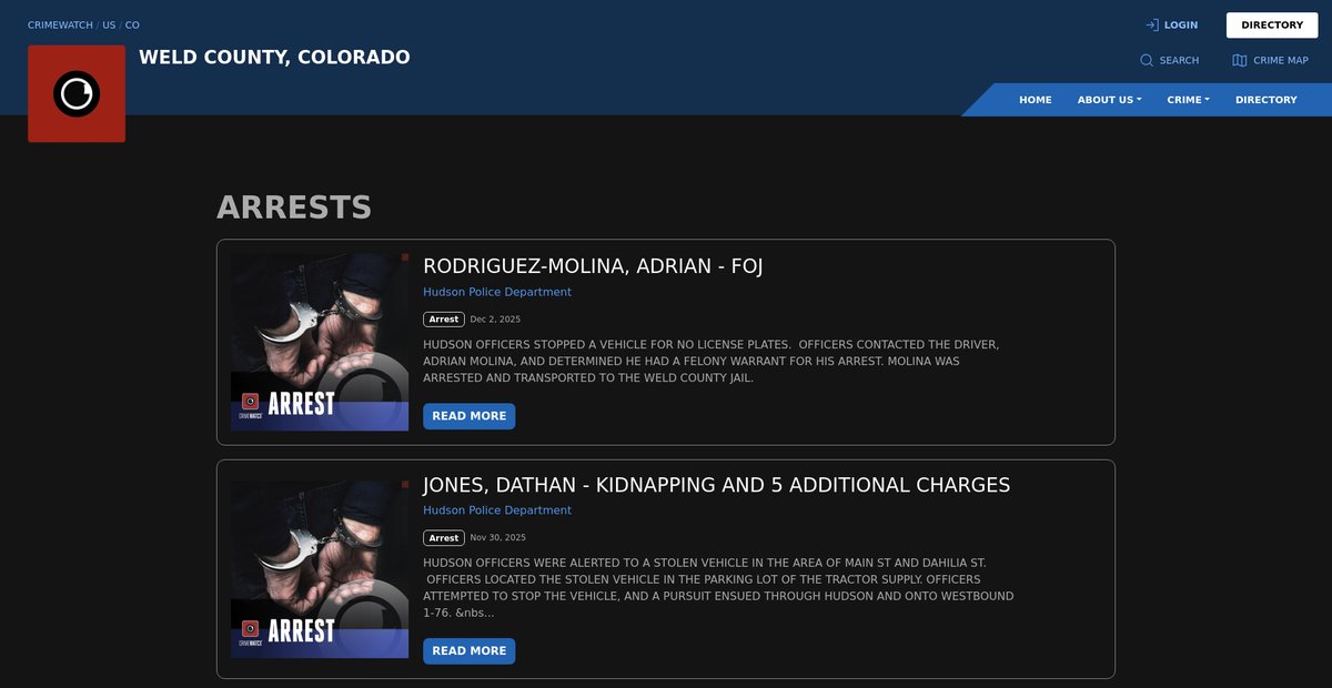 Preview of crimewatch.net