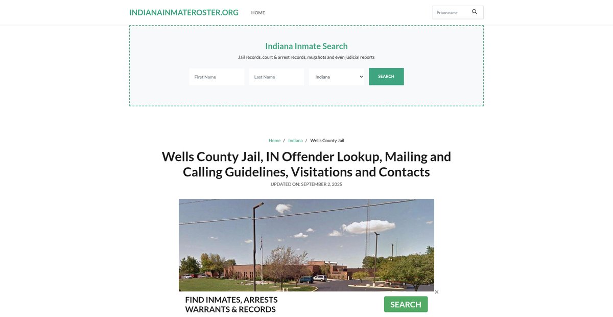 Preview of indianainmateroster.org