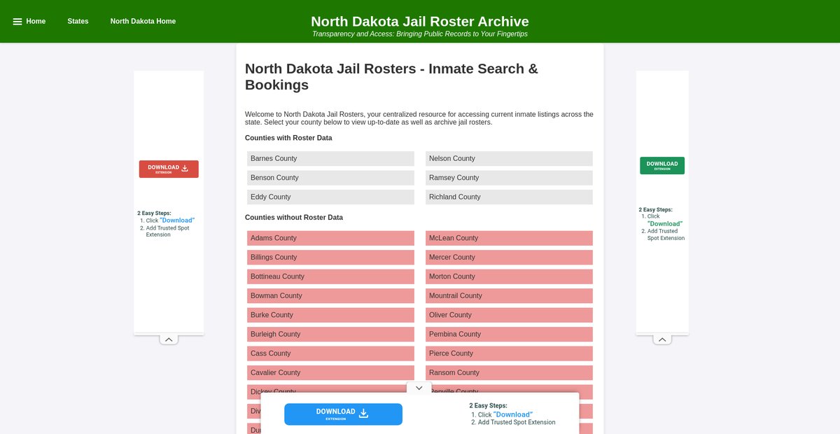Preview of jailrosters.org