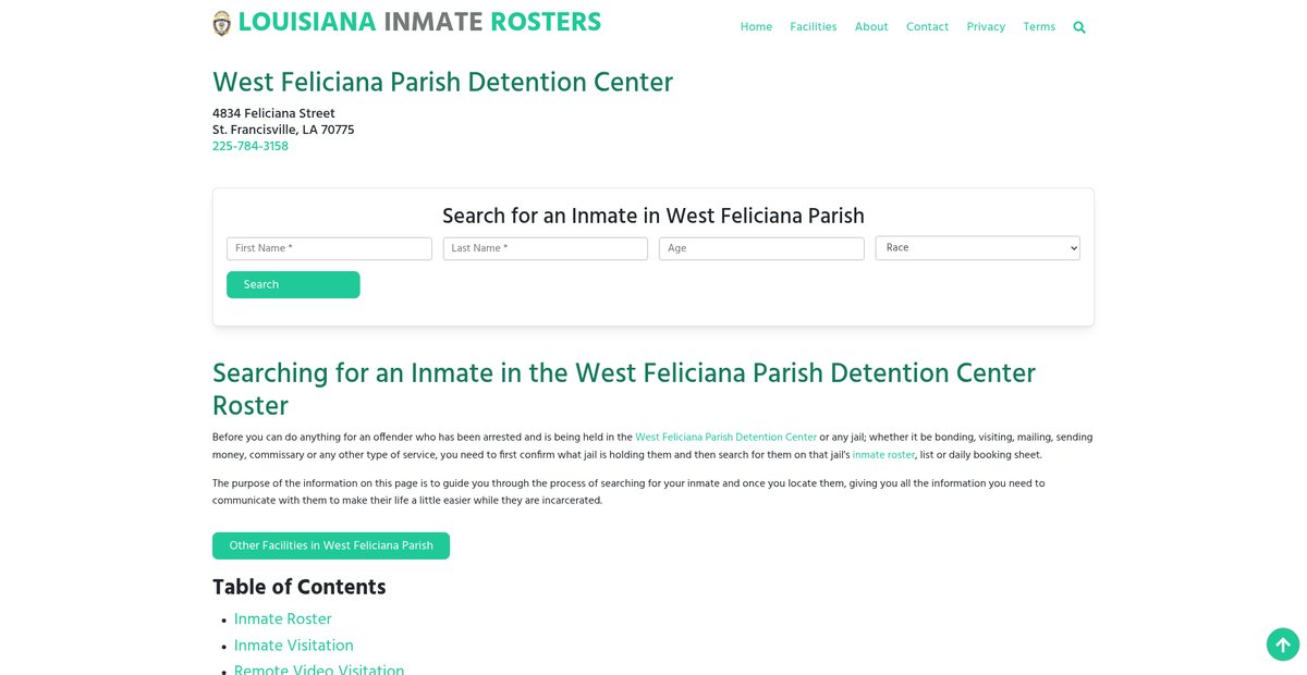 Preview of louisianainmaterosters.org