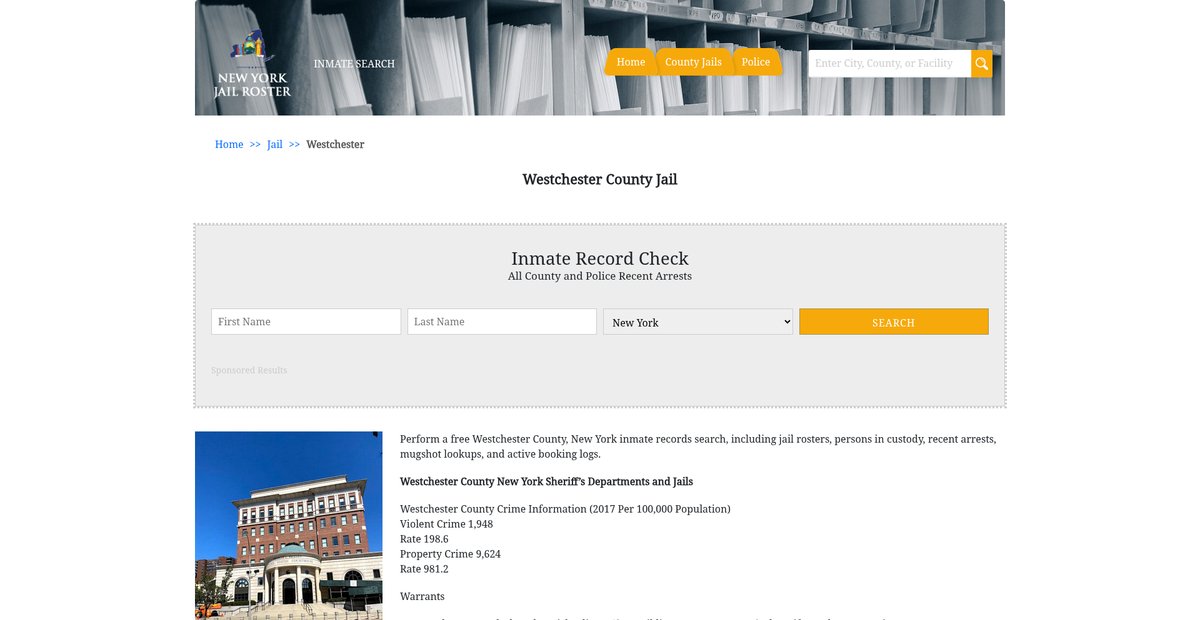 Preview of newyorkjailroster.com