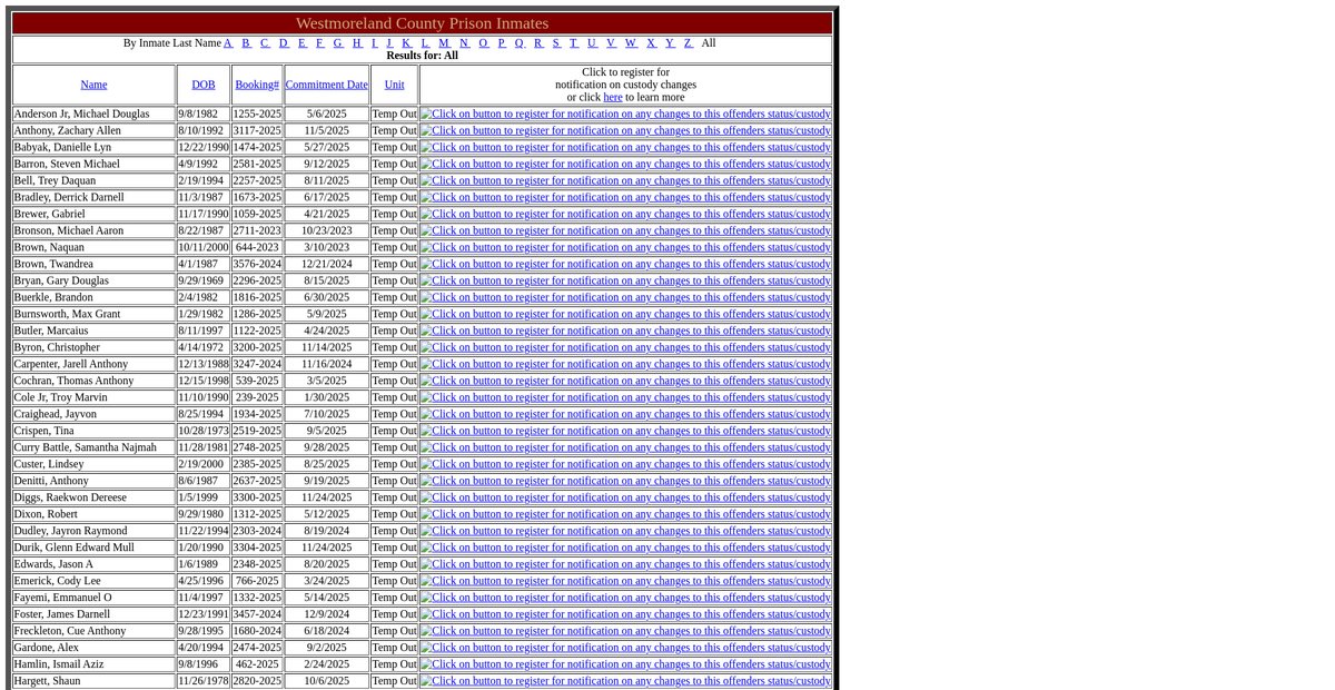 Preview of apps.westmorelandcountypa.gov