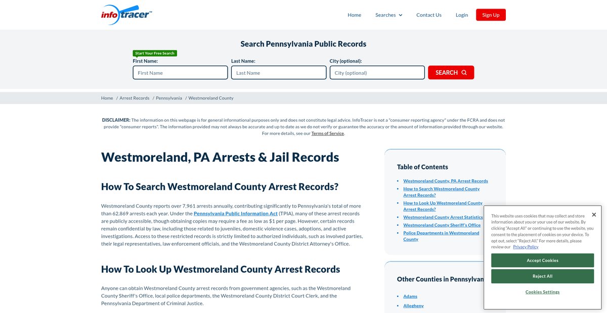 Preview of infotracer.com