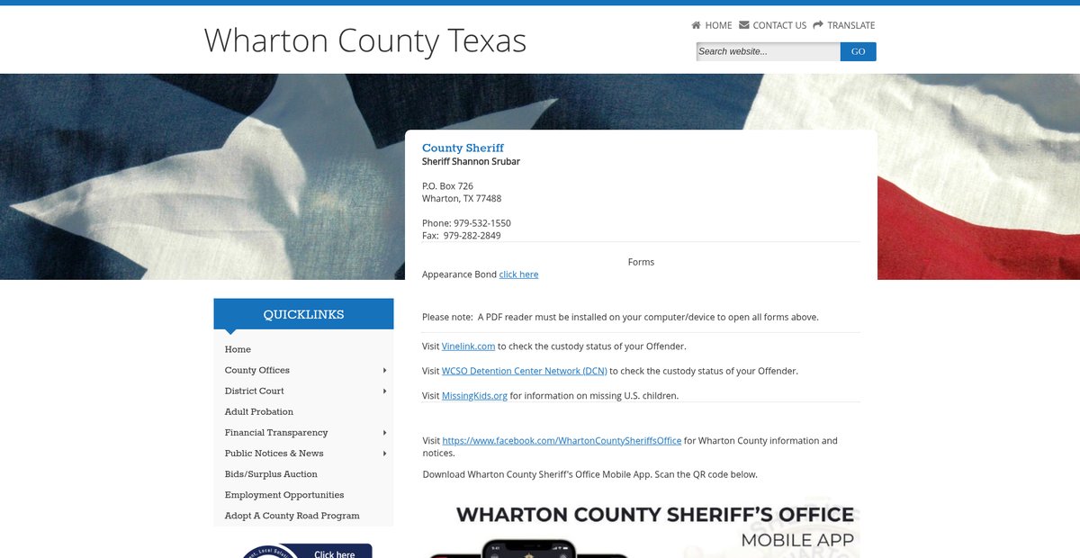 Preview of co.wharton.tx.us