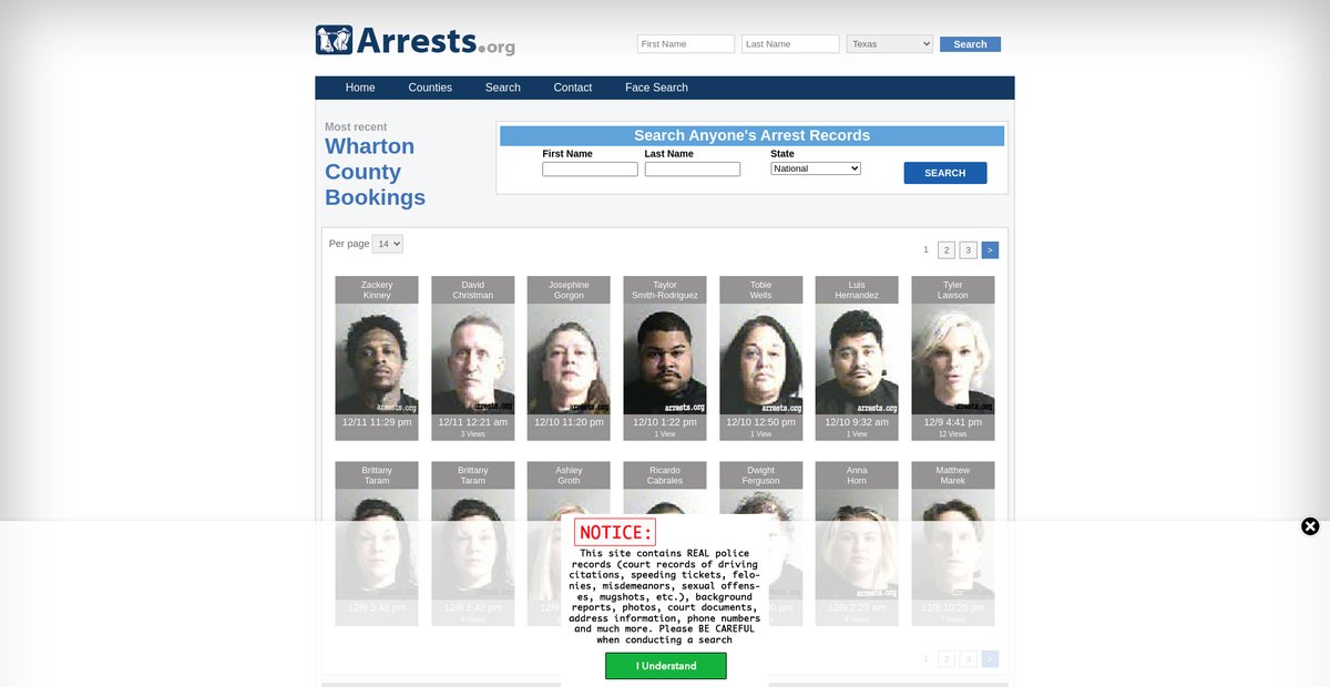 Preview of texas.arrests.org