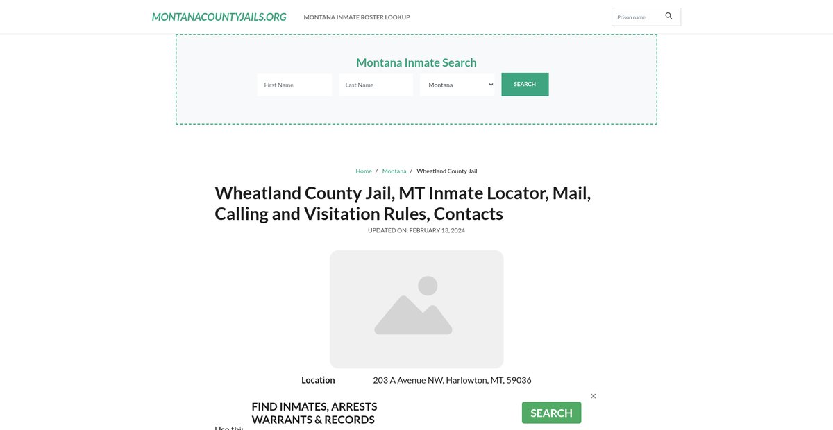 Preview of montanacountyjails.org