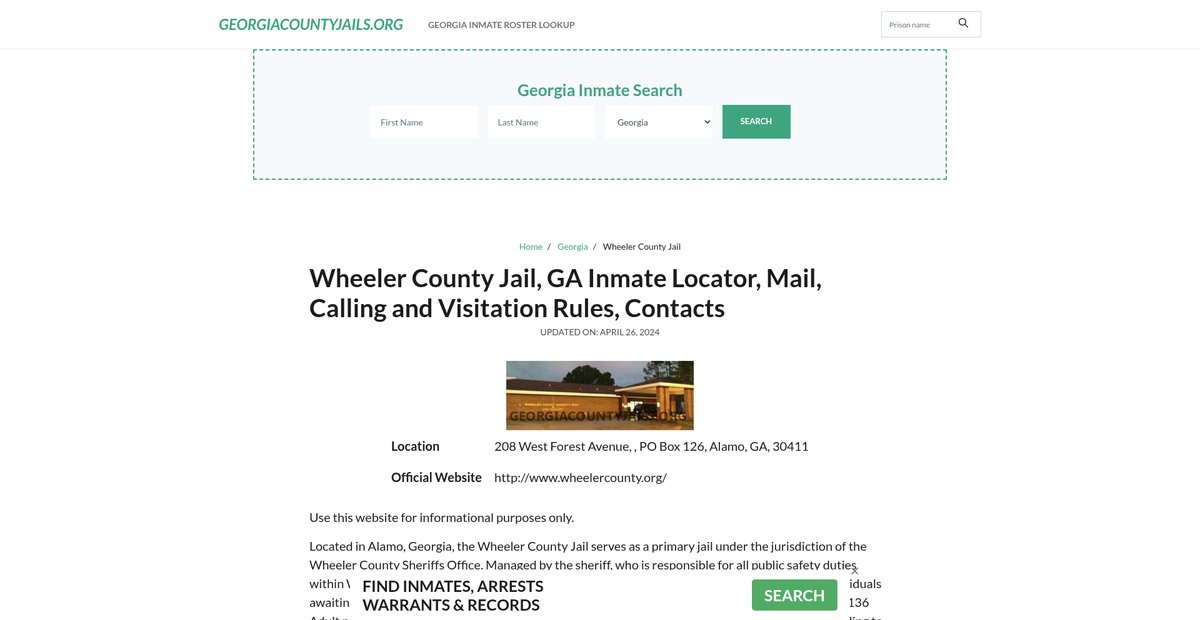 Preview of georgiacountyjails.org