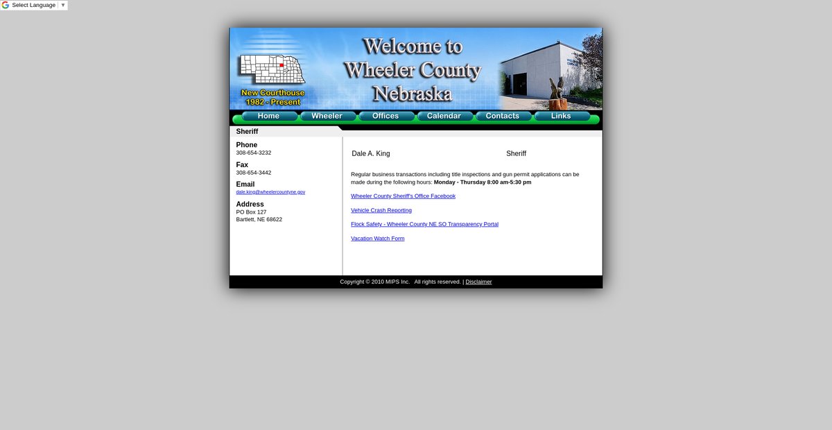 Preview of wheelercounty.ne.gov