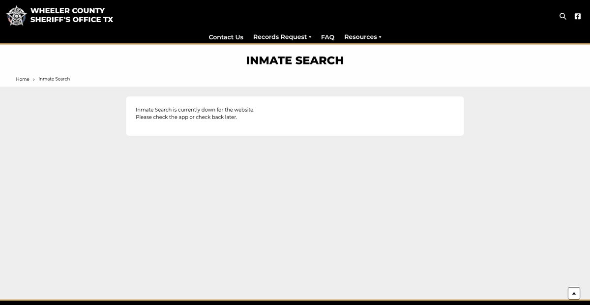 Preview of wheelercountysheriffsoffice.com