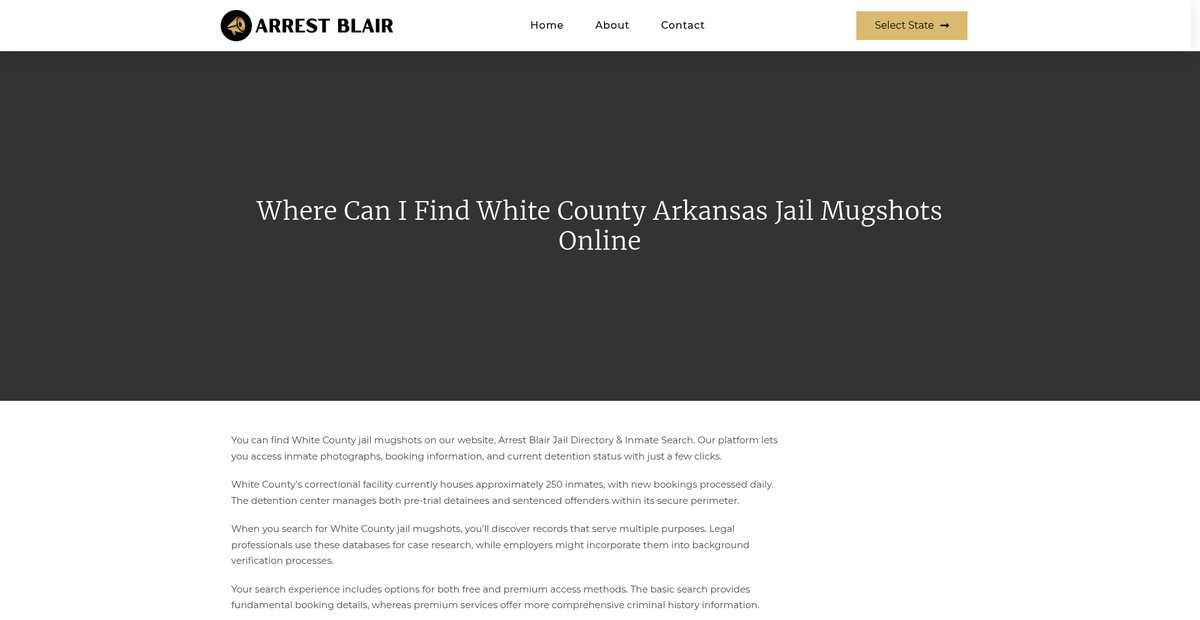 Preview of arrestblair.org