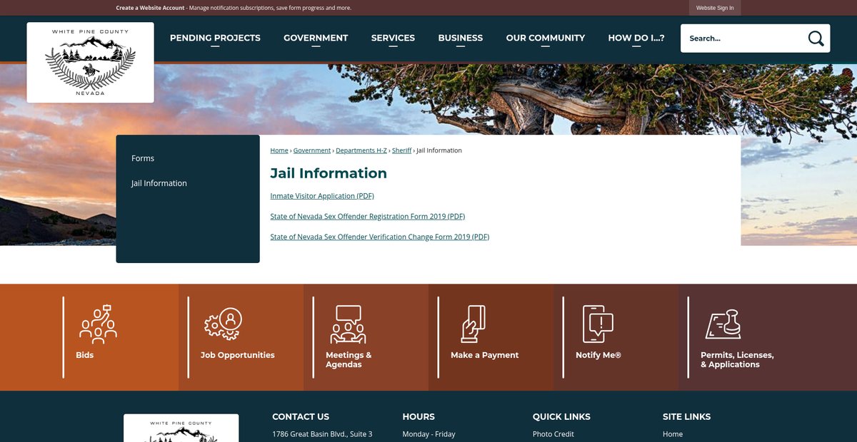 Preview of whitepinecounty.net