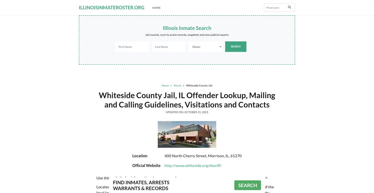 Preview of illinoisinmateroster.org