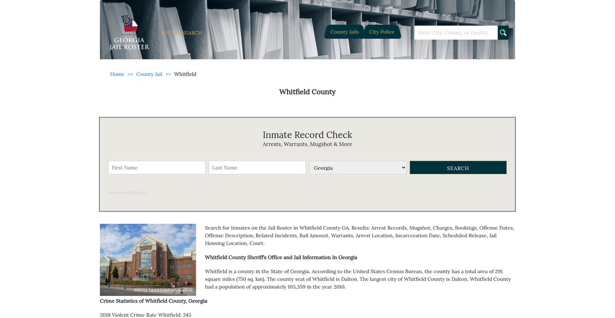 Preview of georgiajailroster.com