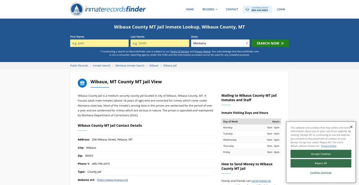 Preview of recordsfinder.com