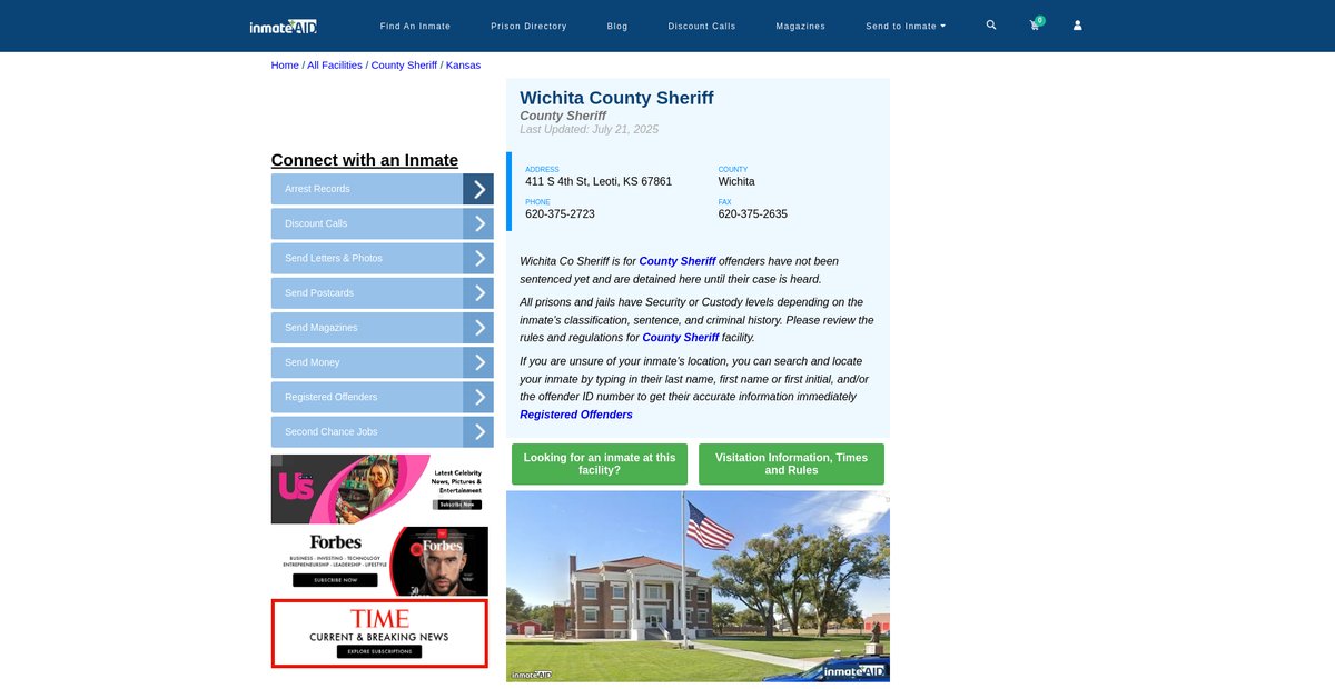 Preview of inmateaid.com