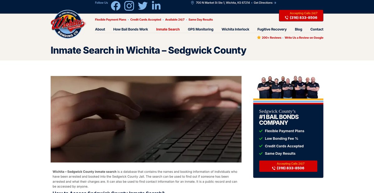 Preview of wichitabonds.com