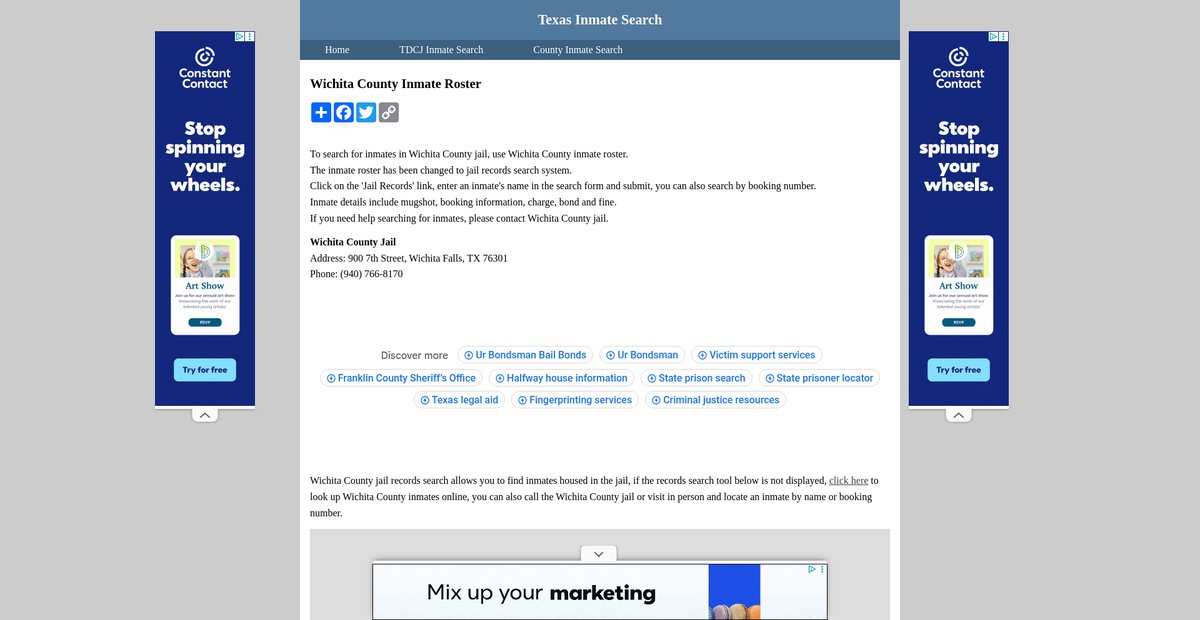Preview of inmatesearchtexas.org