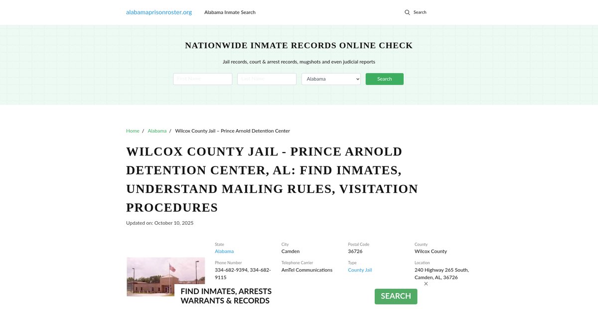 Preview of alabamaprisonroster.org