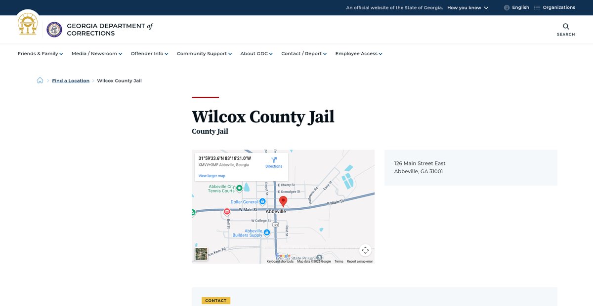 Preview of gdc.georgia.gov