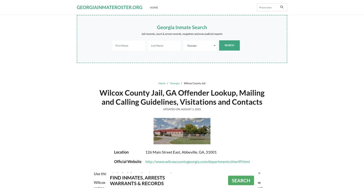 Preview of georgiainmateroster.org